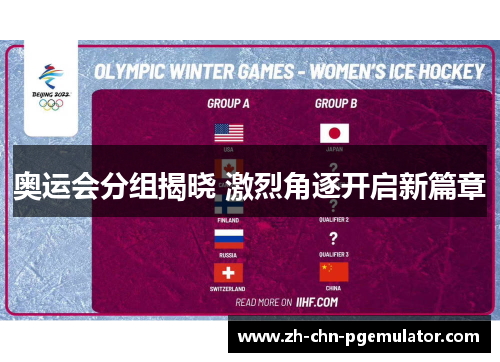 奥运会分组揭晓 激烈角逐开启新篇章